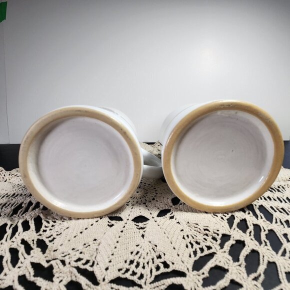 Warsteiner German Beer Stein Mug 0.5L White Ceramic Lot of 2 Vintage - Picture 4 of 12